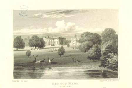 Neale(1818) p5.154 - Denton Park, Yorkshire