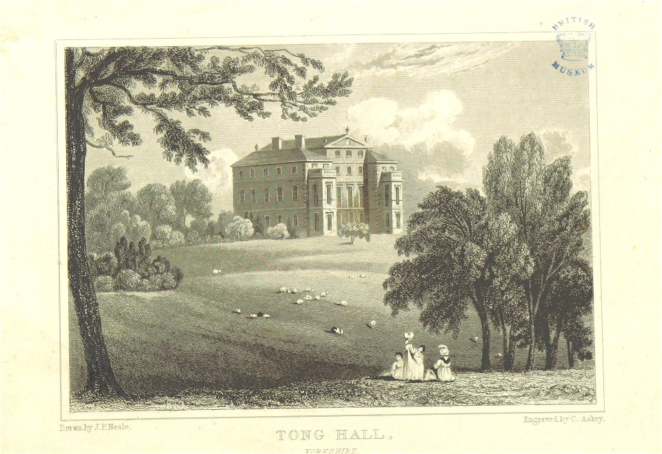 Neale(1818) p5.224 - Tong Hall, Yorkshire