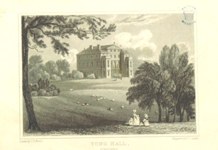 Neale(1818) p5.224 - Tong Hall, Yorkshire