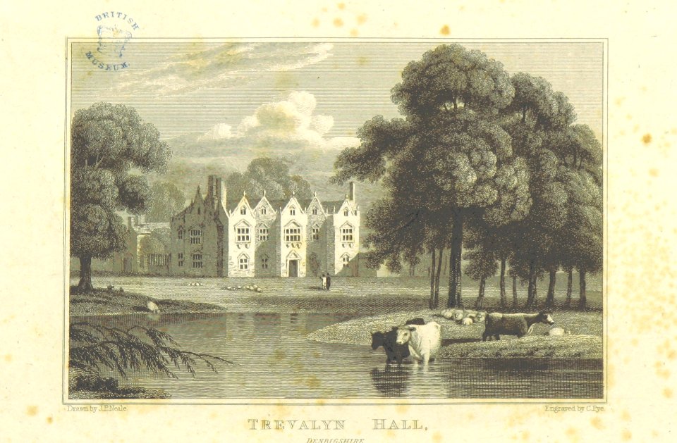 Neale(1818) p5.264 - Trevalyn Hall, Denbighshire