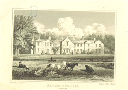 Neale(1818) p5.172 - Hawksworth Hall, Yorkshire