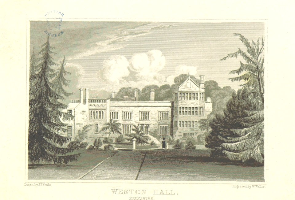 Neale(1818) p5.248 - Weston Hall, Yorkshire
