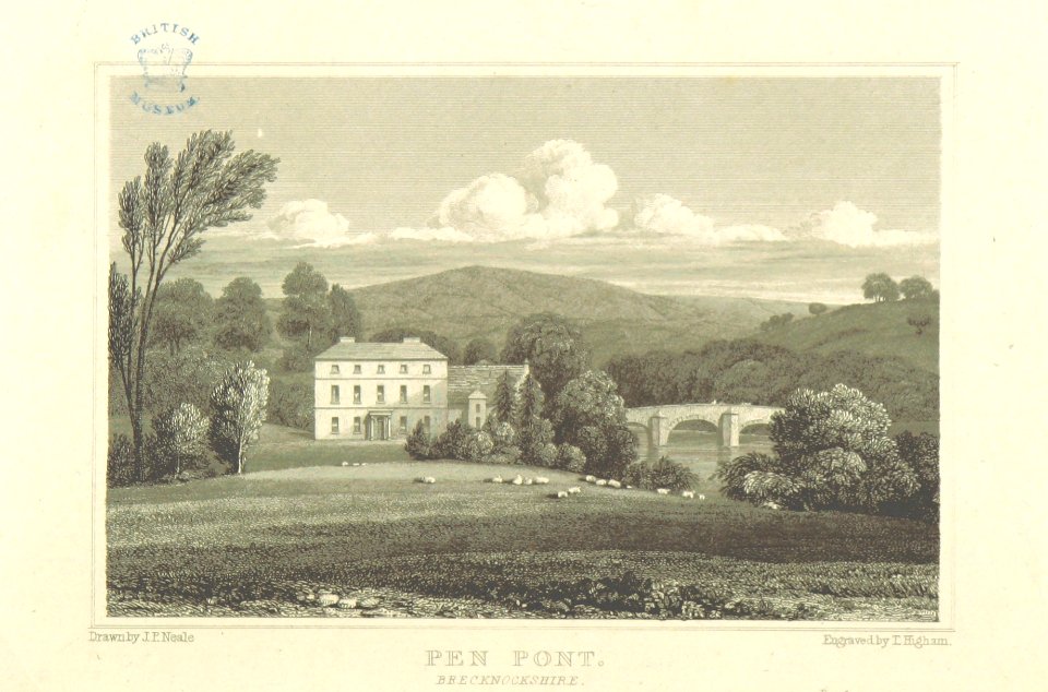 Neale(1818) p5.296 - Pen Pont, Brecknockshire