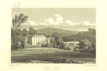 Neale(1818) p5.296 - Pen Pont, Brecknockshire