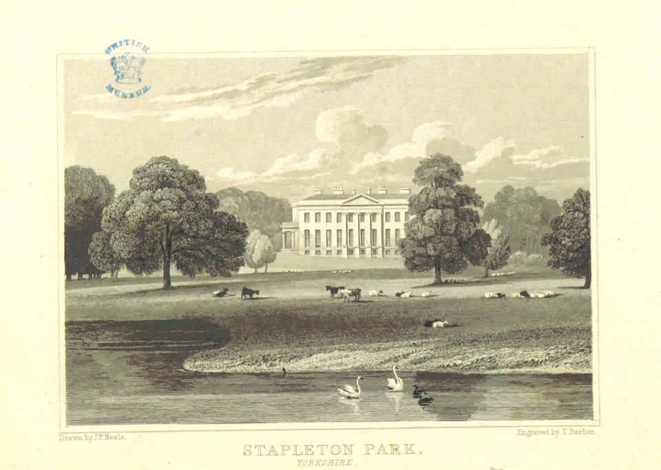 Neale(1818) p5.220 - Stapleton Park, Yorkshire