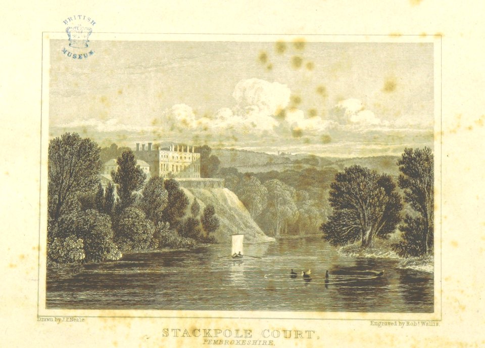 Neale(1818) p5.304 - Stackpole Court, Pembrokeshire