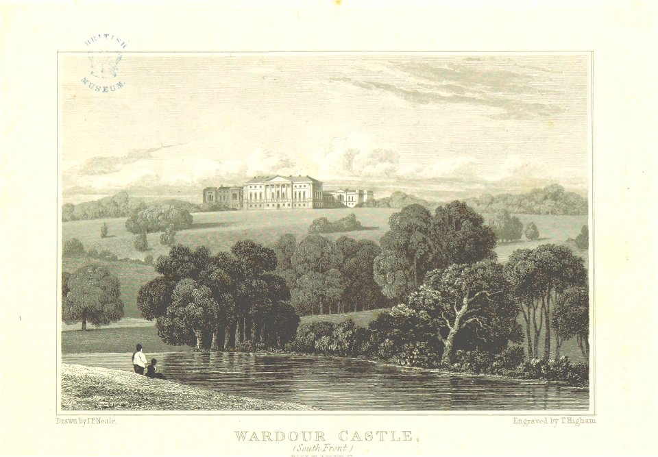 Neale(1818) p5.060 - Wardour Castle (South Front)