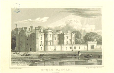 Neale(1818) p6.050 - Dunse Castle (2nd view)