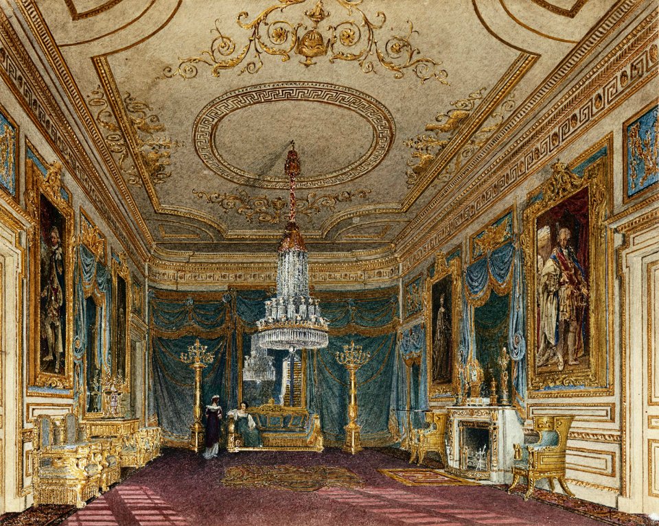 Carlton House, Ante-Chamber, by Charles Wild, 1816 - royal coll 922179 313732 ORI 1 0
