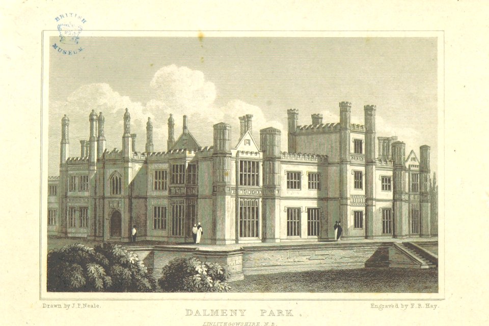 Neale(1818) p6.110 - Dalmeny Park, Linlithgowshire