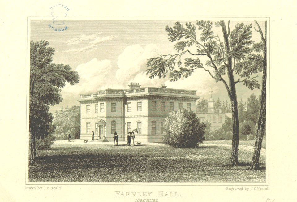 Neale(1818) p5.164 - Farnley Hall, Yorkshire