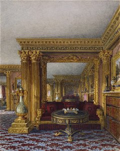 Carlton House, Alcove, by Charles Wild, 1817 - royal coll 922188 313734 ORI 1