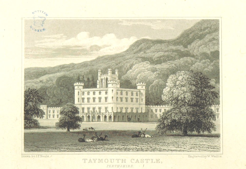 Neale(1818) p6.178 - Taymouth Castle, Perthshire