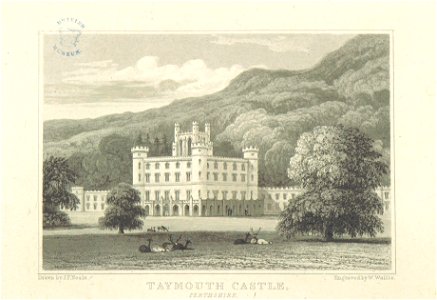 Neale(1818) p6.178 - Taymouth Castle, Perthshire