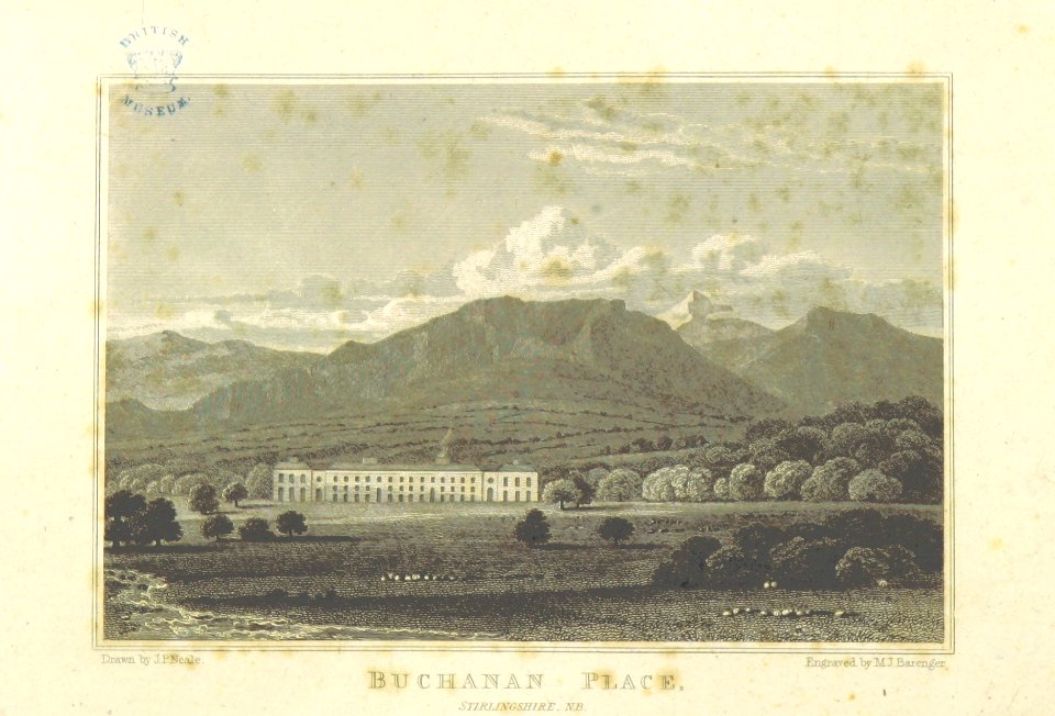 Neale(1818) p6.200 - Buchanan Place, Stirlingshire