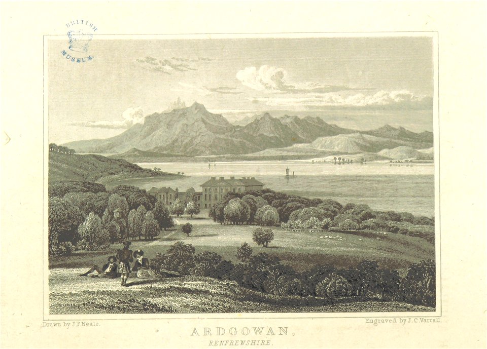 Neale(1818) p6.186 - Ardgowan, Renfrewshire