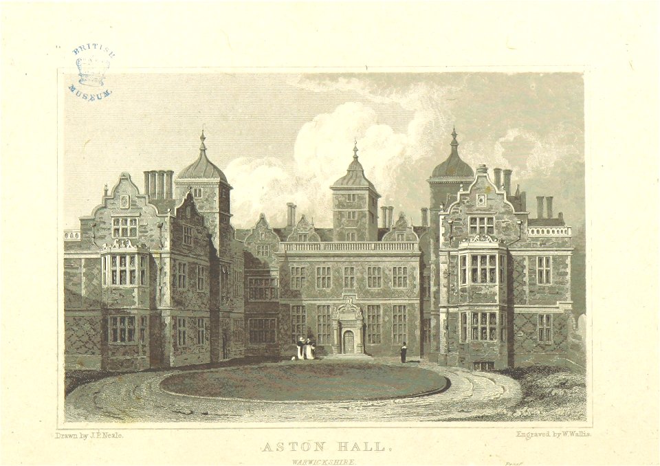 Neale(1818) p2.228 - Aston Hall, Warwickshire