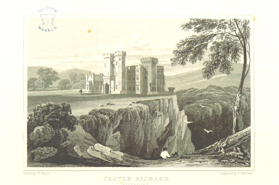 Neale(1818) p6.276 - Castle Richard, Waterford