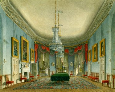 Frogmore House, Dining Room, by Charles Wild, 1819 - royal coll 922119 257039 ORI 0 0
