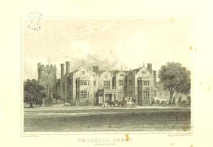 Neale(1818) p4.300 - Wroxhall Abbey, Warwickshire
