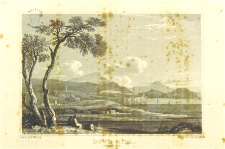 Neale(1818) p6.298 - Down Hill, Derry (general view)