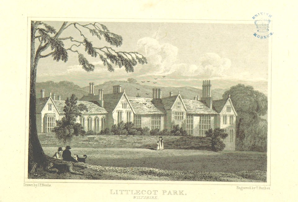 Neale(1818) p5.032 - Littlecot Park, Wiltshire