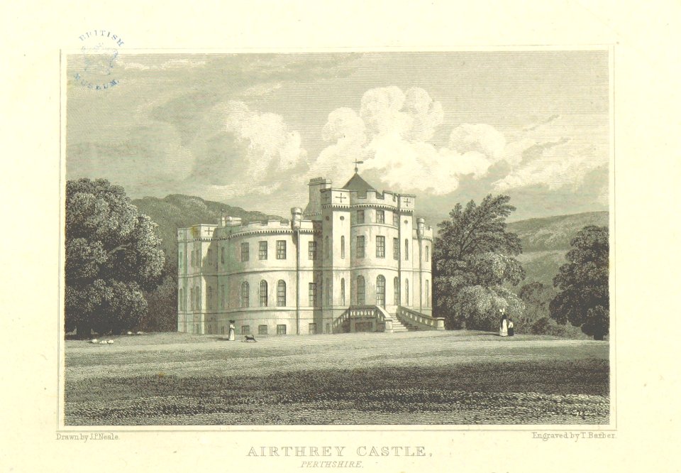 Neale(1818) p6.122 - Airthrey Castle, Perthshire