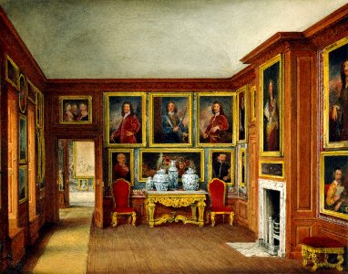 Kensington Palace, Queen Mary's Drawing Room, by James Stephanoff, 1817 - royal coll 922152 257082 ORI 0 0