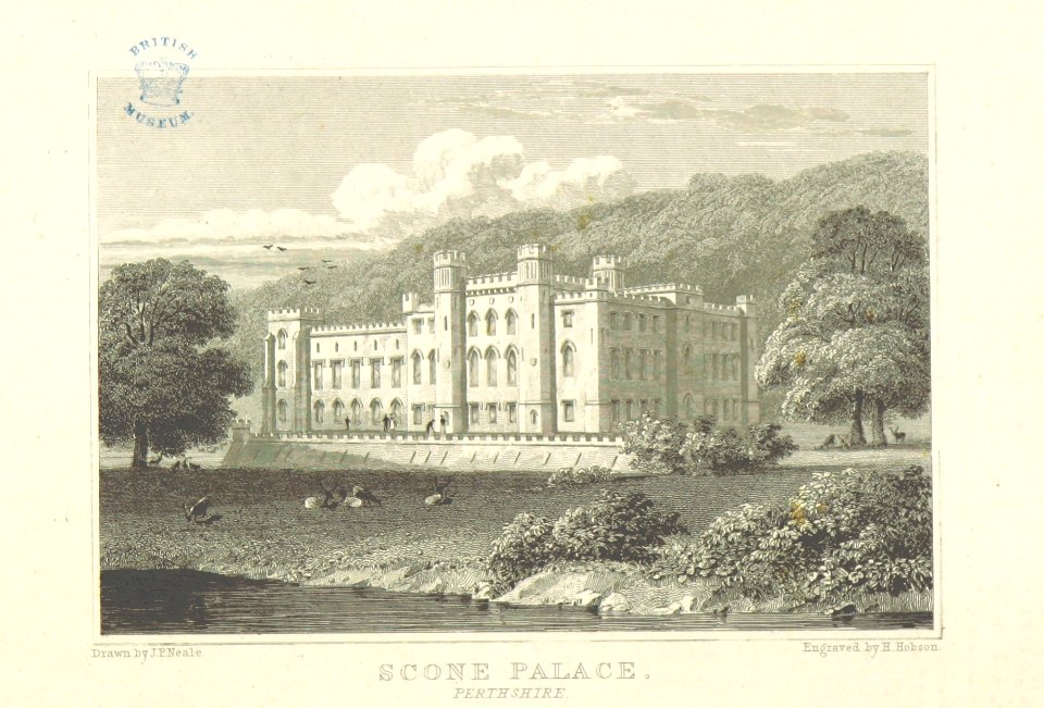 Neale(1818) p6.172 - Scone Palace, Perthshire