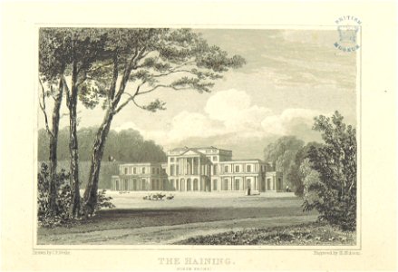 Neale(1818) p6.196 - The Haining (North Front)