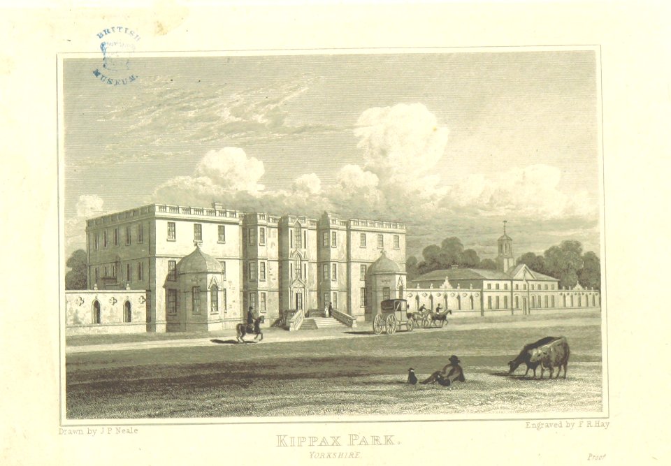 Neale(1818) p5.184 - Kippax Park, Yorkshire