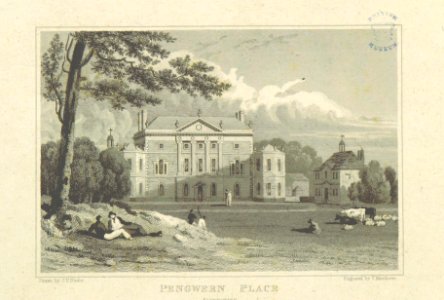 Neale(1818) p5.256 - Pengwern Place, Flintshire