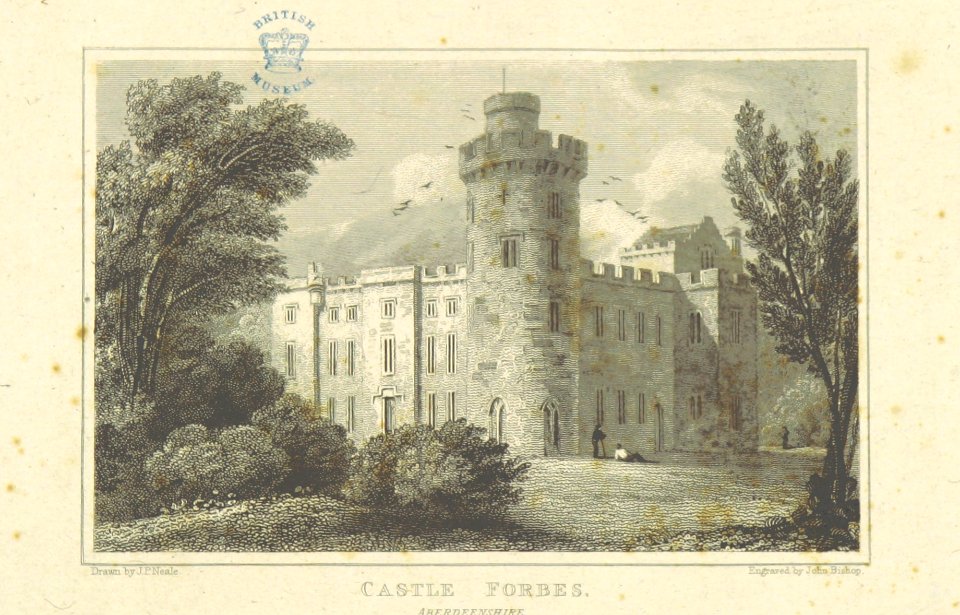 Neale(1818) p6.022 - Castle Forbes, Aberdeenshire
