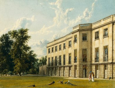 Carlton House, South Front, by William Westall, 1819 - royal coll 922169 313726 ORI 1
