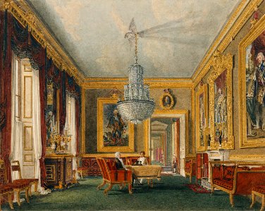 Carlton House, West Ante-Room, by Charles Wild, 1819 - royal coll 922175 313729 ORI 1