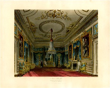 Ante Chamber, Carlton House, from Pyne's Royal Residences, 1819 - panteek pyn32-431