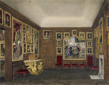 Kensington Palace, Old Drawing Room, by James Stephanoff, 1818 - royal coll 922153 313713 ORI 0