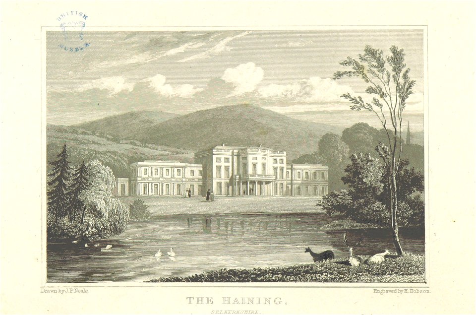 Neale(1818) p6.194 - The Haining, Selkirkshire