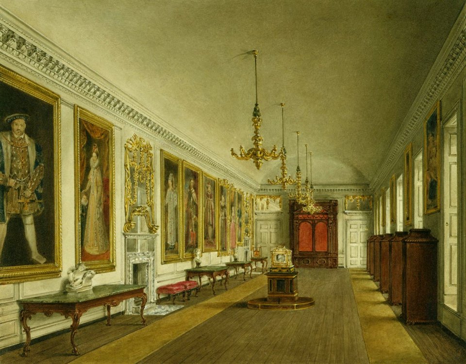 Kensington Palace, Queen's Gallery, by James Stephanoff, 1819 - royal coll 922155 257084 ORI 0