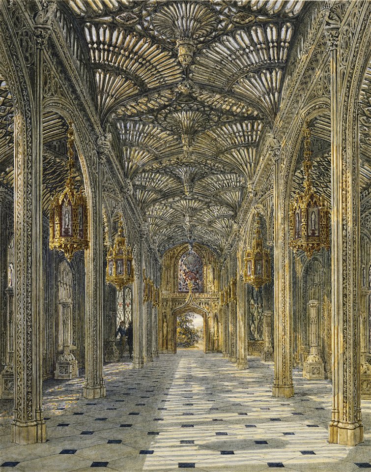 Carlton House, Conservatory, by Charles Wild, 1817 - royal coll 922191 313735 ORI 2
