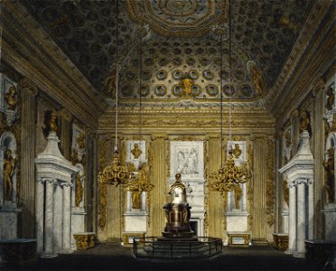 Kensington Palace, Cupola Room, by Richard Cattermole, 1817 - royal coll 922156 313716 ORI 2