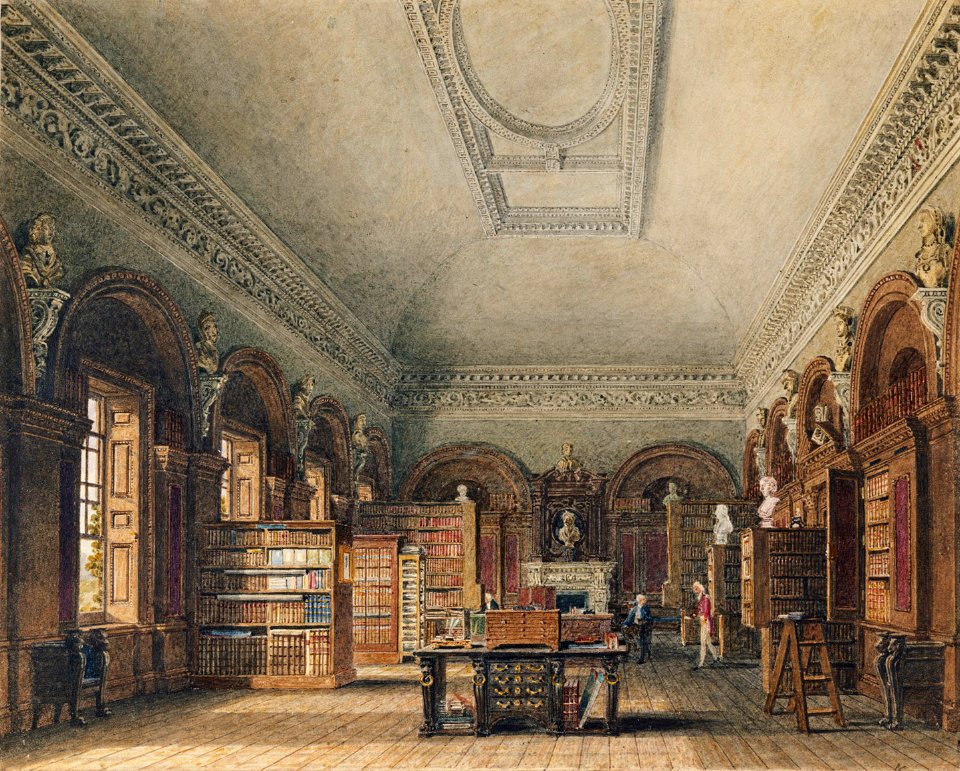 St James's Palace, Queen's Library, by Charles Wild, 1819 - royal coll 922168 313725 ORI 2