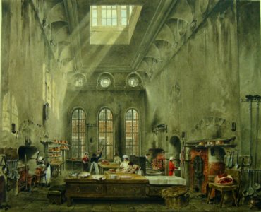 St James's Palace, the Kitchen, by James Stephanoff, 1819 - royal coll 922167 138769 ORI 0