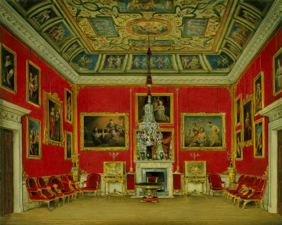 Buckingham House, Second Drawing Room, by James Stephanoff, 1818 - royal coll 922143 257072 ORI 1