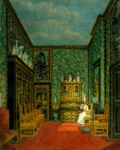 Frogmore House, Green Closet, by Charles Wild, 1819 - royal coll 922123 257048 ORI 0 0