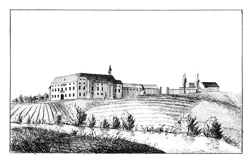 182 Schloss Meyerberg, Sv. Martin im Cillier Kreise - J.F.Kaiser Lithografirte Ansichten der Steiermark 1830