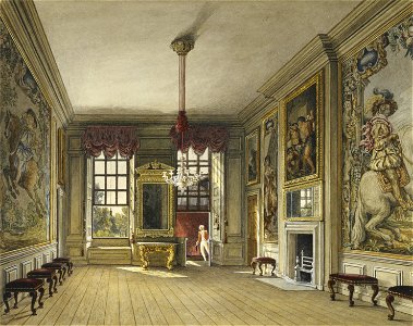 St James's Palace, Queen's Levee Room, by Charles Wild, 1816 - royal coll 922164 313723 ORI 2
