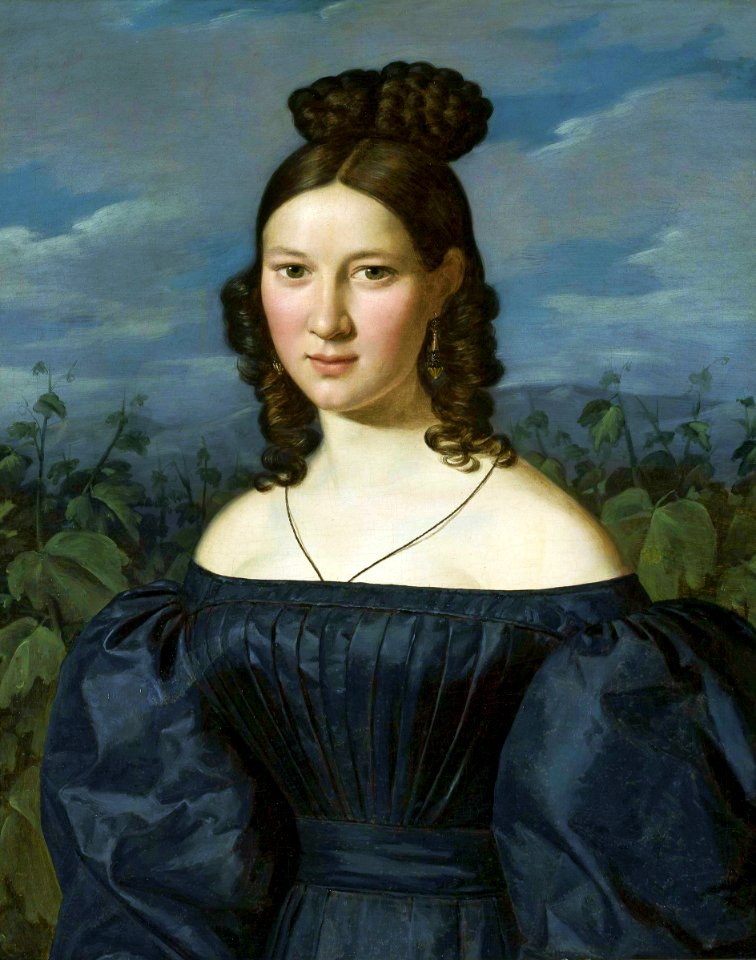 Waldmüller Portrait of a young girl