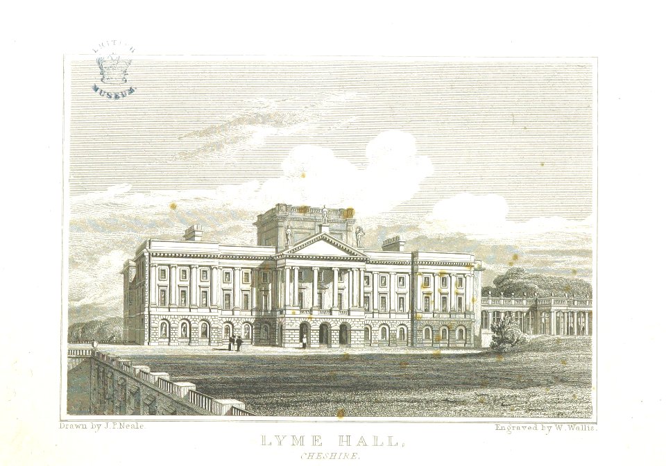 Neale(1824) p1.020 - Lyme Hall, Cheshire