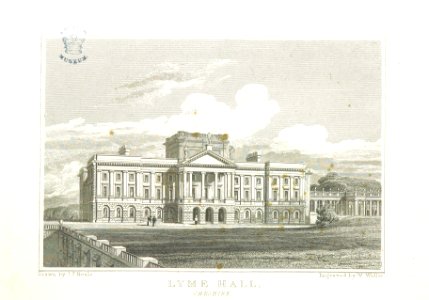 Neale(1824) p1.020 - Lyme Hall, Cheshire